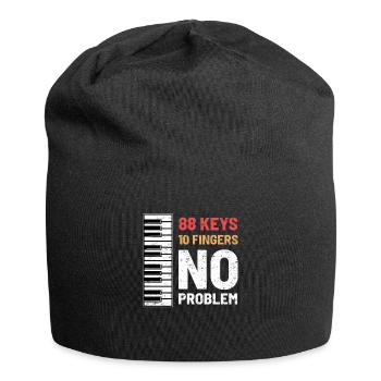 piano pianist - Jersey Beanie - black - Front
