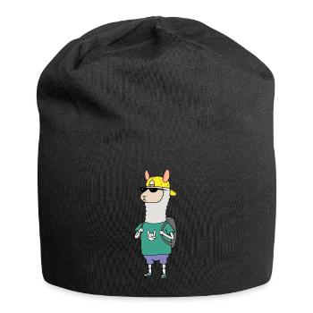 Alpaca Cool - Jersey Beanie - black - Front