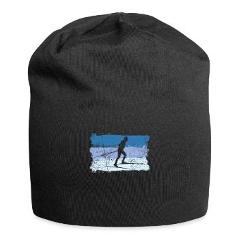 Ski ski de fond - Bonnet en jersey - noir - Devant