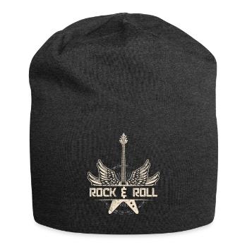 Classic Rock Geschenkdesign für den 80er Classic Rock - Jersey-Beanie - Anthrazit - Vorne
