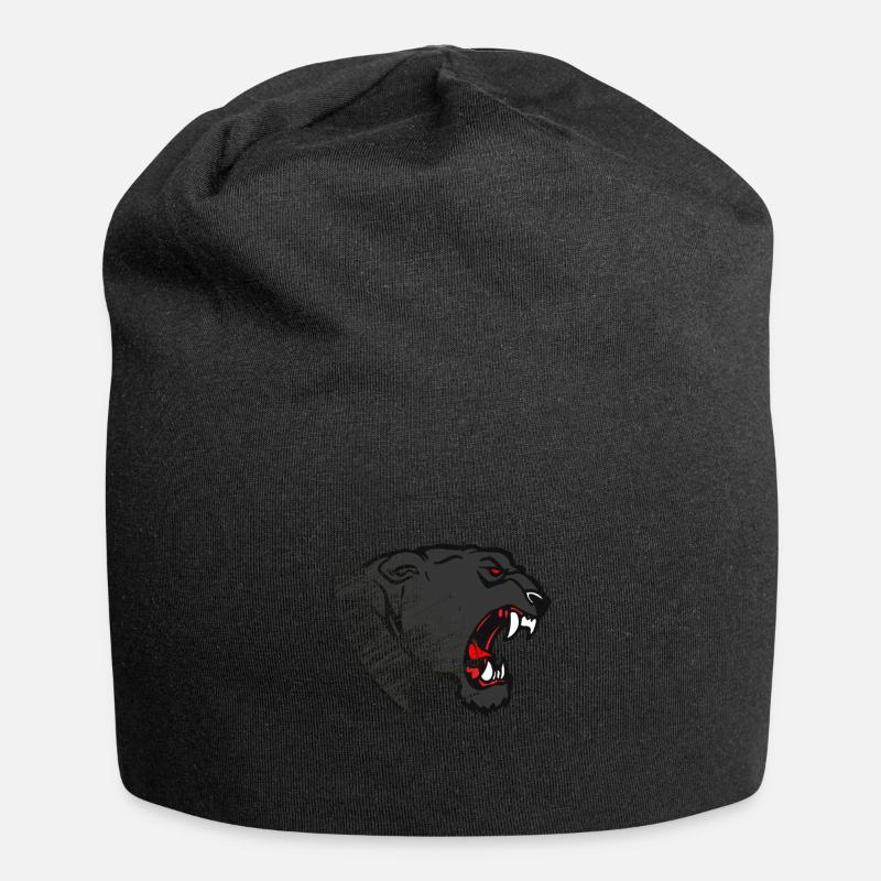 Panthères - Bonnet en jersey - noir