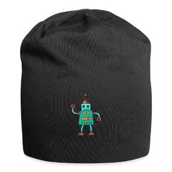 robot - Bonnet en jersey - noir - Devant
