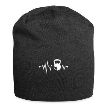 Kettlebell Love No. 4 - Jersey-Beanie - Anthrazit - Vorne