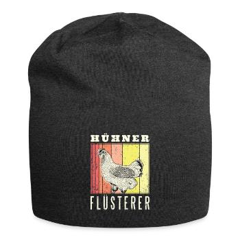 Huehner Fluesterer - Jersey-Beanie - Anthrazit - Vorne