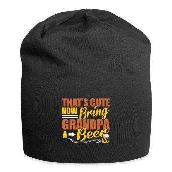 Opa - Jersey-Beanie - Schwarz - Vorne