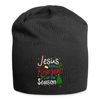 Jesus Christmas - Jersey Beanie - black - Front