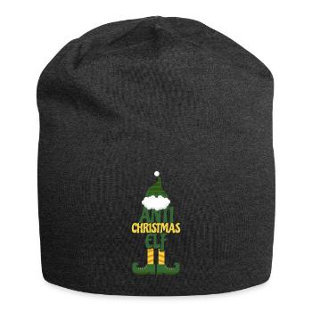 Anti Weihnachten Elf Geschenk - Jersey-Beanie - Anthrazit - Vorne