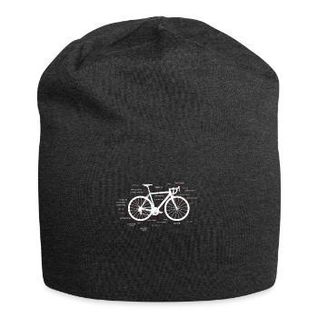 Bicycle racing bike anatomy german - Jersey Beanie - charcoal grey - Front