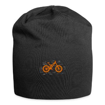 Anatomie VTT VTT allemand - Bonnet en jersey - noir - Devant