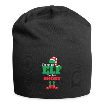 Christmas I'm Not Elf I'm Just Short Elf - Jersey Beanie - black - Front