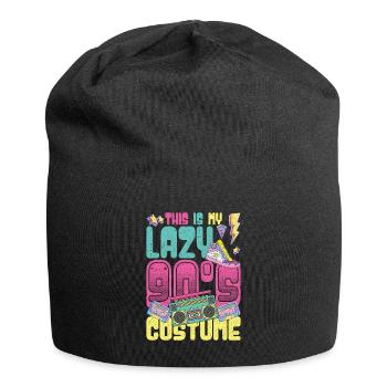 Costume des années 90 - Bonnet en jersey - noir - Devant