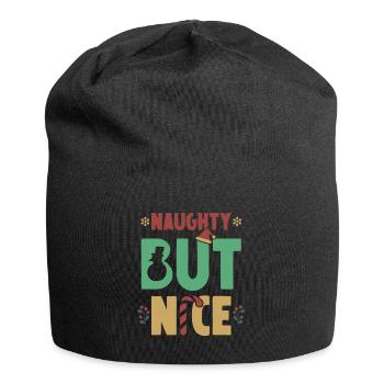 Naughty but nice - Jersey-Beanie - Schwarz - Vorne