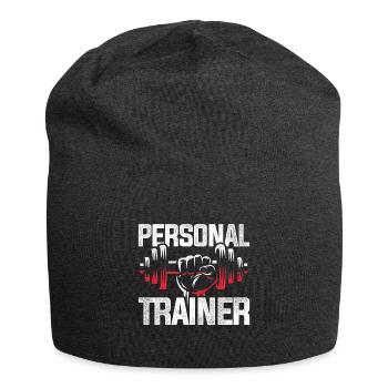 Profession d'entraîneur personnel - Bonnet en jersey - charbon - Devant