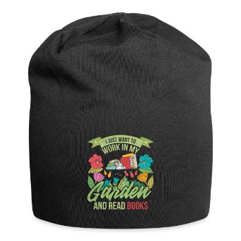 Jardinier Livres - Bonnet en jersey - noir - Devant