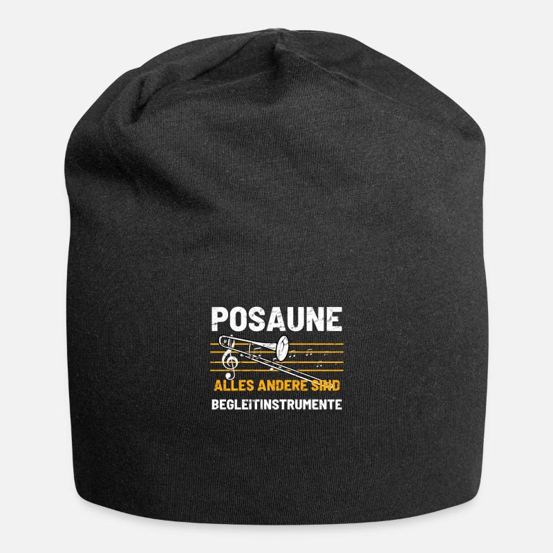 Posaune Posaunist - Jersey-Beanie - Schwarz