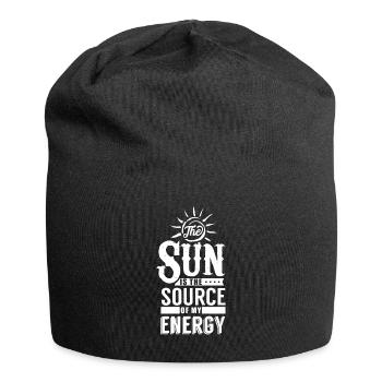 énergie solaire - Bonnet en jersey - noir - Devant