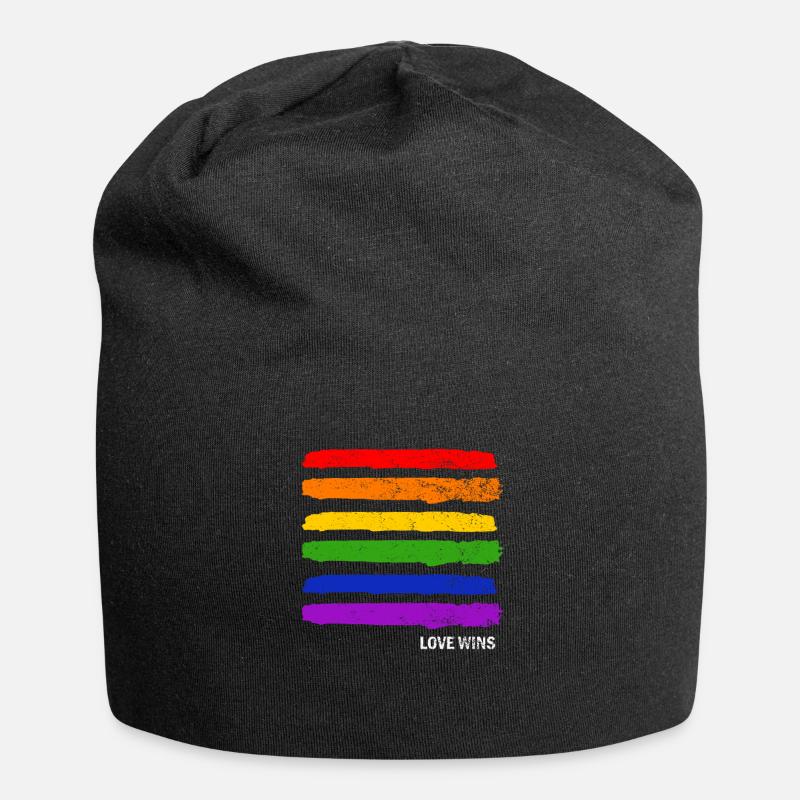 Gay Pride Geschenk - Jersey-Beanie - Schwarz