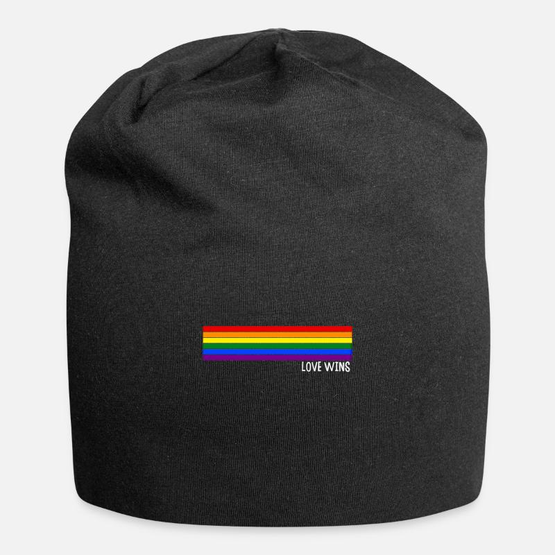 Gay Pride Geschenk - Jersey-Beanie - Schwarz