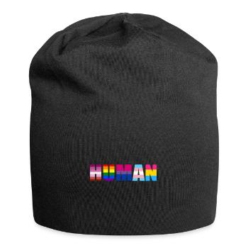 Cadeau Gay Pride - Bonnet en jersey - noir - Devant