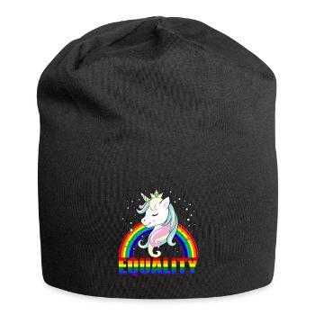 Cadeau Gay Pride - Bonnet en jersey - noir - Devant