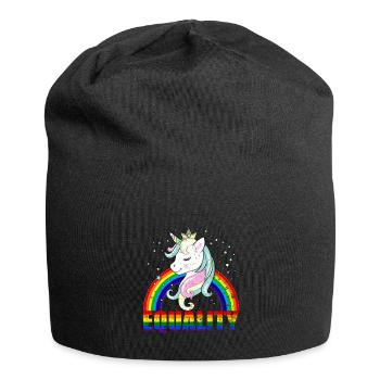 Cadeau Gay Pride - Bonnet en jersey - noir - Devant