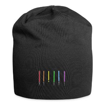 Cadeau Gay Pride - Bonnet en jersey - noir - Devant
