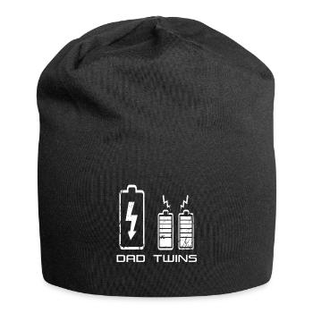 Dad Energy - Twins - Jersey-Beanie - Schwarz - Vorne