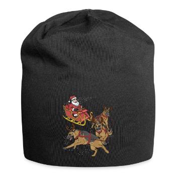 Berger allemand - Bonnet en jersey - noir - Devant