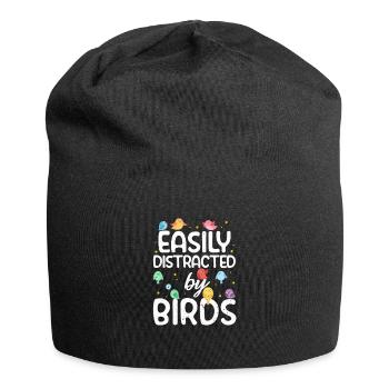 birds - Jersey Beanie - black - Front