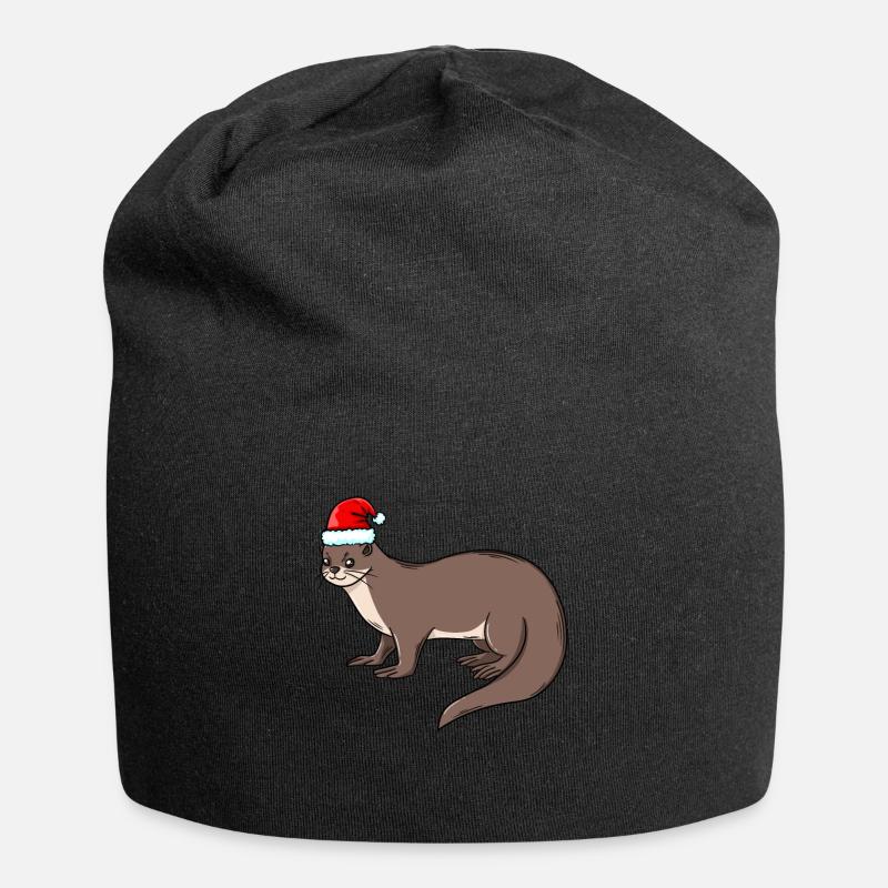 Loutre loutre de nain loutre - Bonnet en jersey - noir