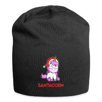 Christmas unicorn Christmas unicorn - Jersey Beanie - black - Front