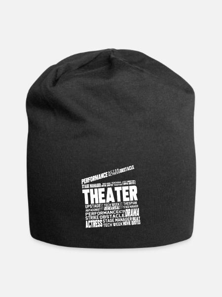 Theater Filmklappe Director Musical Actor - Jersey Beanie - black