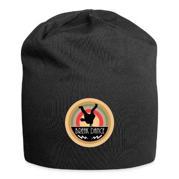 Breakdance - Jersey-Beanie - Schwarz - Vorne