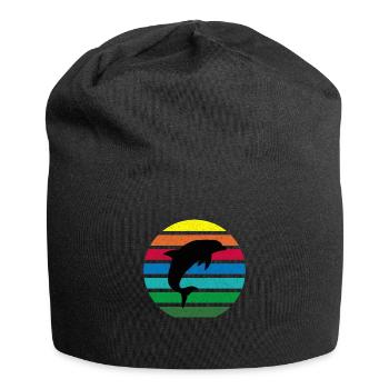 Delfin - Jersey-Beanie - Schwarz - Vorne