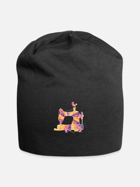 Nähmaschine Schneider Nähen Handarbeit Näherin - Jersey-Beanie - Schwarz