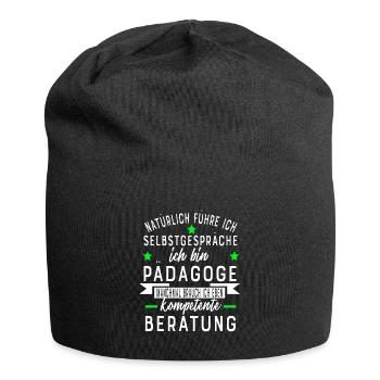 PÄDAGOGE - Jersey-Beanie - Schwarz - Vorne