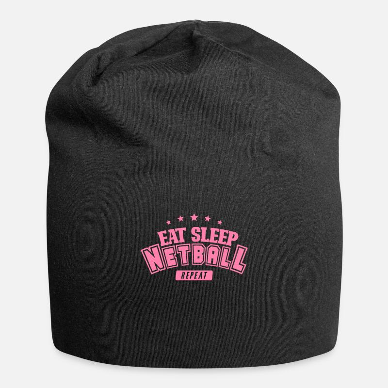 Netball Player - Jersey Beanie - black