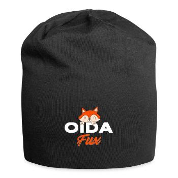 Oida Fux Wienerische Mundart - Jersey-Beanie - Schwarz - Vorne