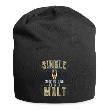 single malt Whisky - Jersey Beanie - black - Front