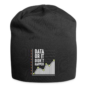 Analyste de données statistiques statisticien scientifique - Bonnet en jersey - noir - Devant