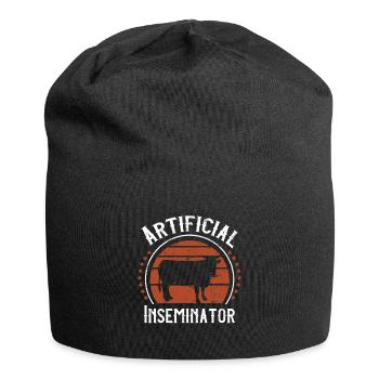 Cattle Artificial insemination beef technician - Jersey Beanie - black - Front
