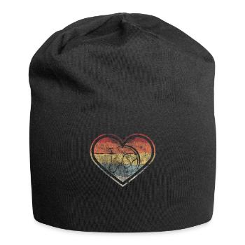 Dog Horses Say Dog Lover & Rider - Jersey Beanie - black - Front