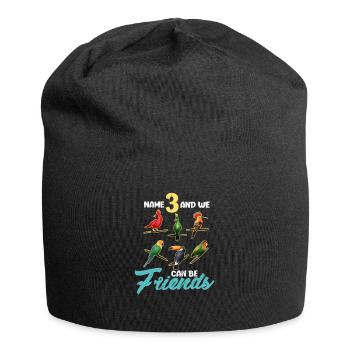 Birdwatching Bird Birdwatching Gift - Bonnet en jersey - noir - Devant