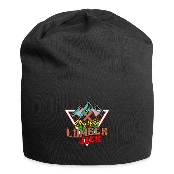 Stay Wild - Lumberjack - Jersey-Beanie - Schwarz - Vorne