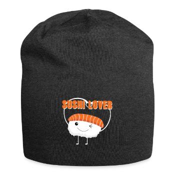 Sushi lover - Jersey Beanie - charcoal grey - Front