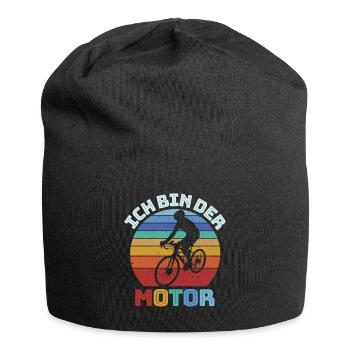 I am the motor cyclist - Jersey Beanie - black - Front