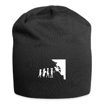Bergsteiger Evolution Felswand Kletterer - Jersey-Beanie - Schwarz - Vorne