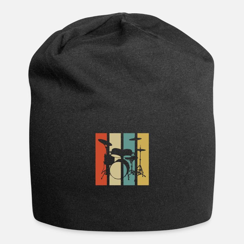 Drums - Jersey Beanie - black