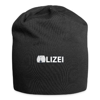Polizei Hintern Popo Po zilei Polizei - Jersey-Beanie - Schwarz - Vorne