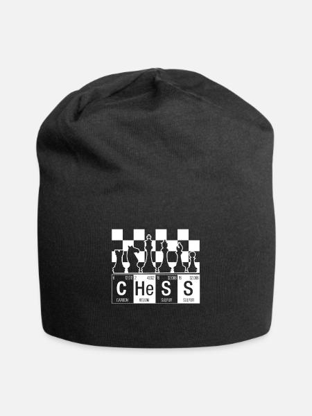 chess - Jersey Beanie - black